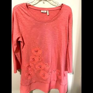 Pretty Embellished Logo Top -Small